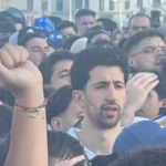 Carlo Di Benedetto esteve no Estádio da Luz a ver o Benfica-FC Porto no meio dos adeptos