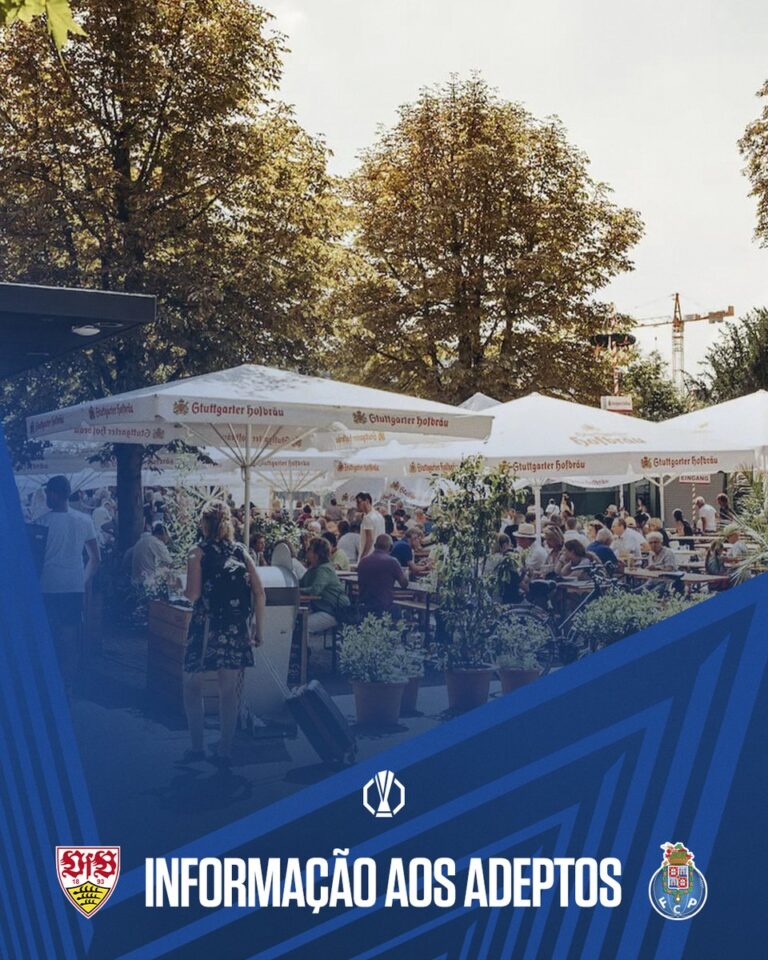 FC Porto mobiliza adeptos em Estugarda e aponta ponto de encontro para puxar pela equipa