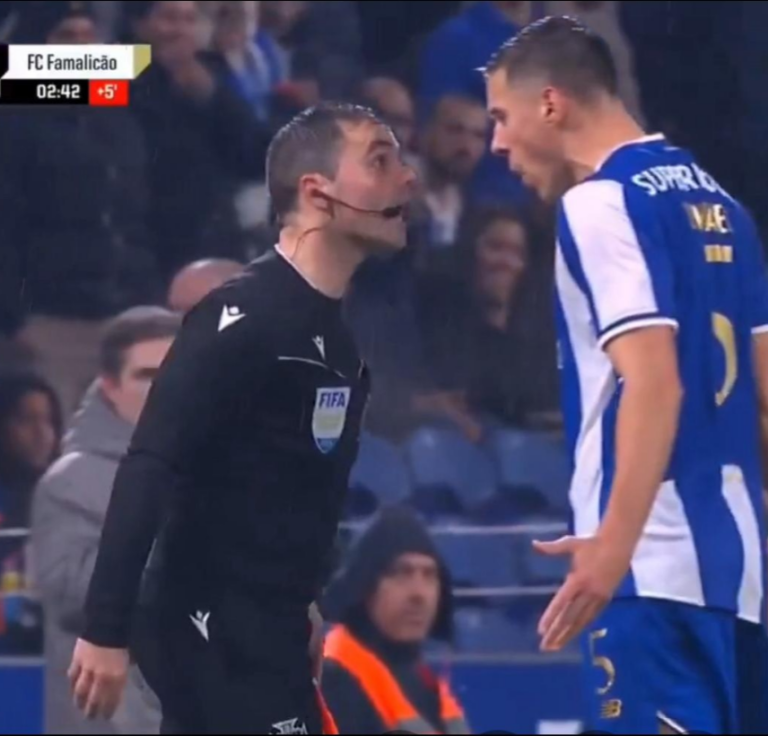 Depois de episódio com Bednarek, nomeação de Nélson Pereira para o Sp. Braga-FC Porto é incompreensível