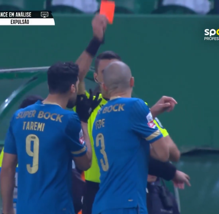 FC Porto recorda expulsões de Pepe para explicar dualidade de critério no futebol português