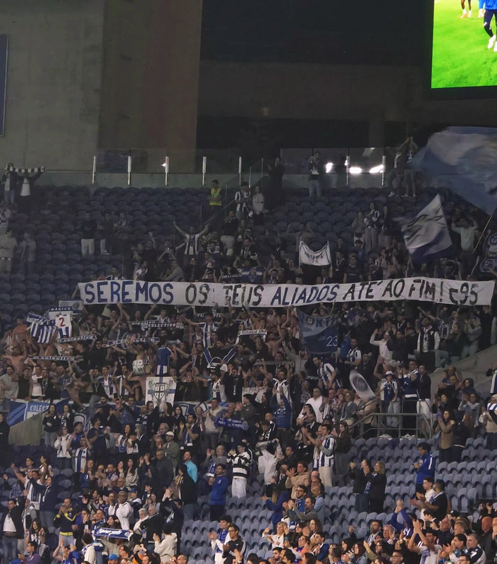 Seremos os teus Aliados até ao fim”: Estádio d Dragão empurra FC Porto para mais um passo firme rumo ao título